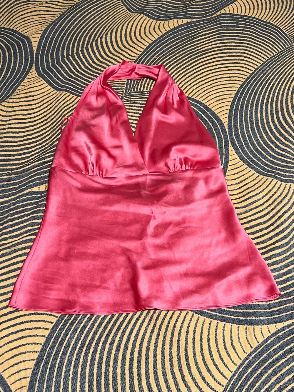 Silk Halter Top ✨ Pink 💋 Y2k Vibes